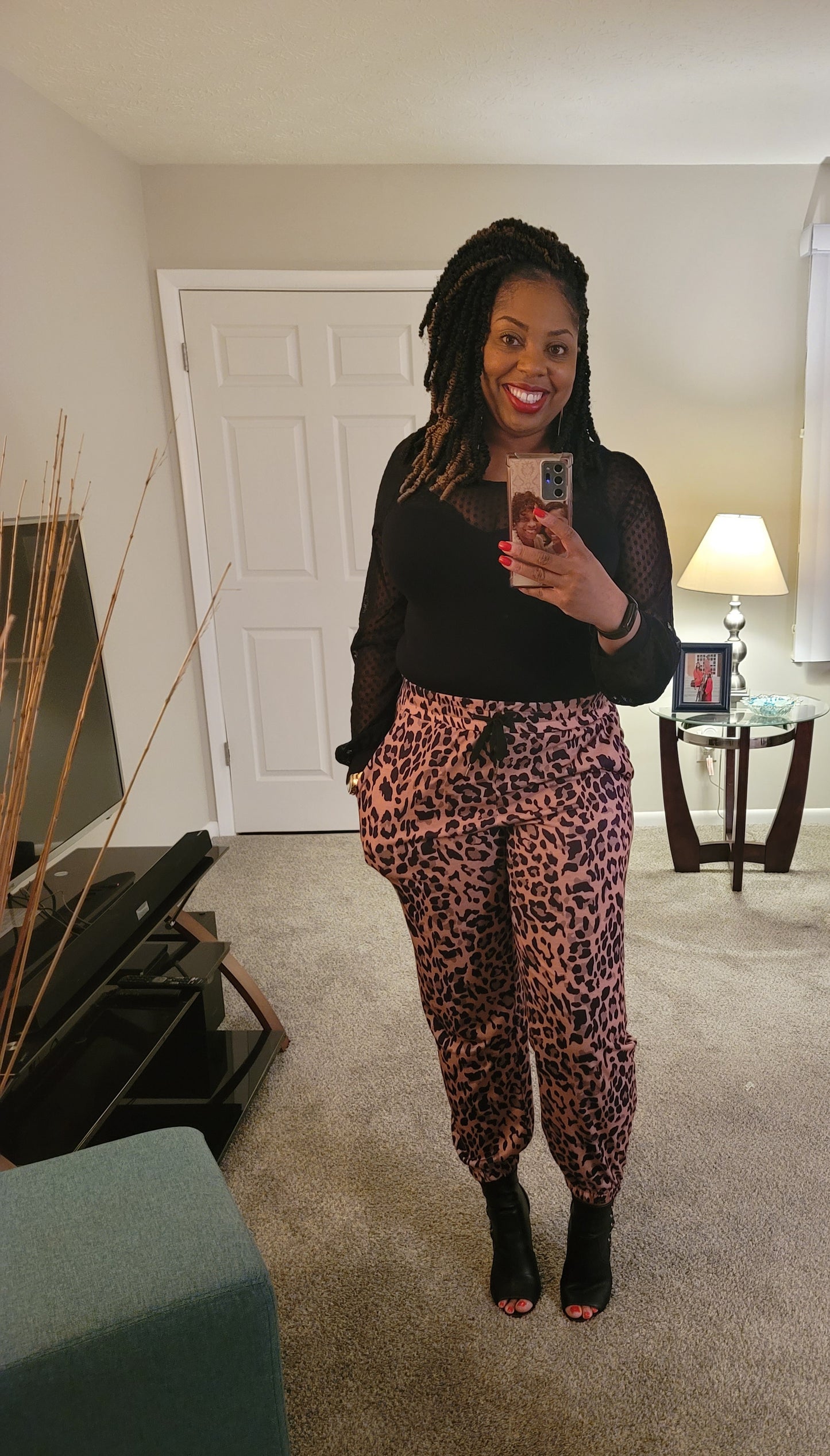 Leopard Print Joggers