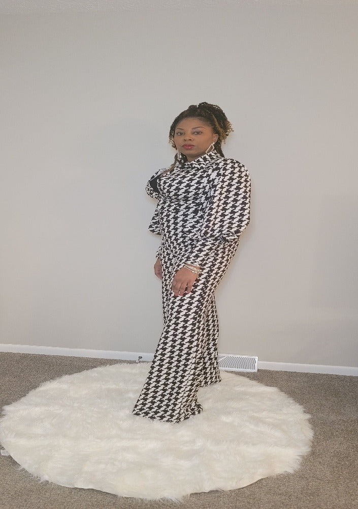 Houndstooth Jumpsuit