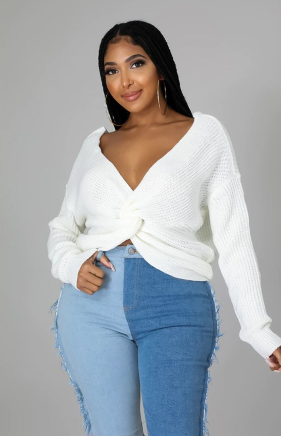 Open Back Sweater
