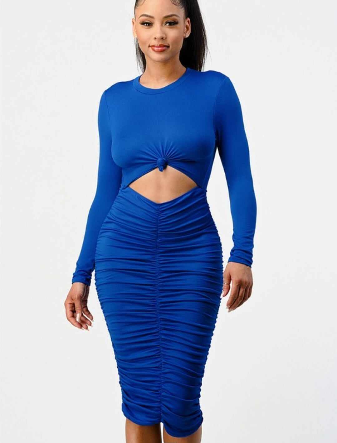 Ruched Bodycon Dress