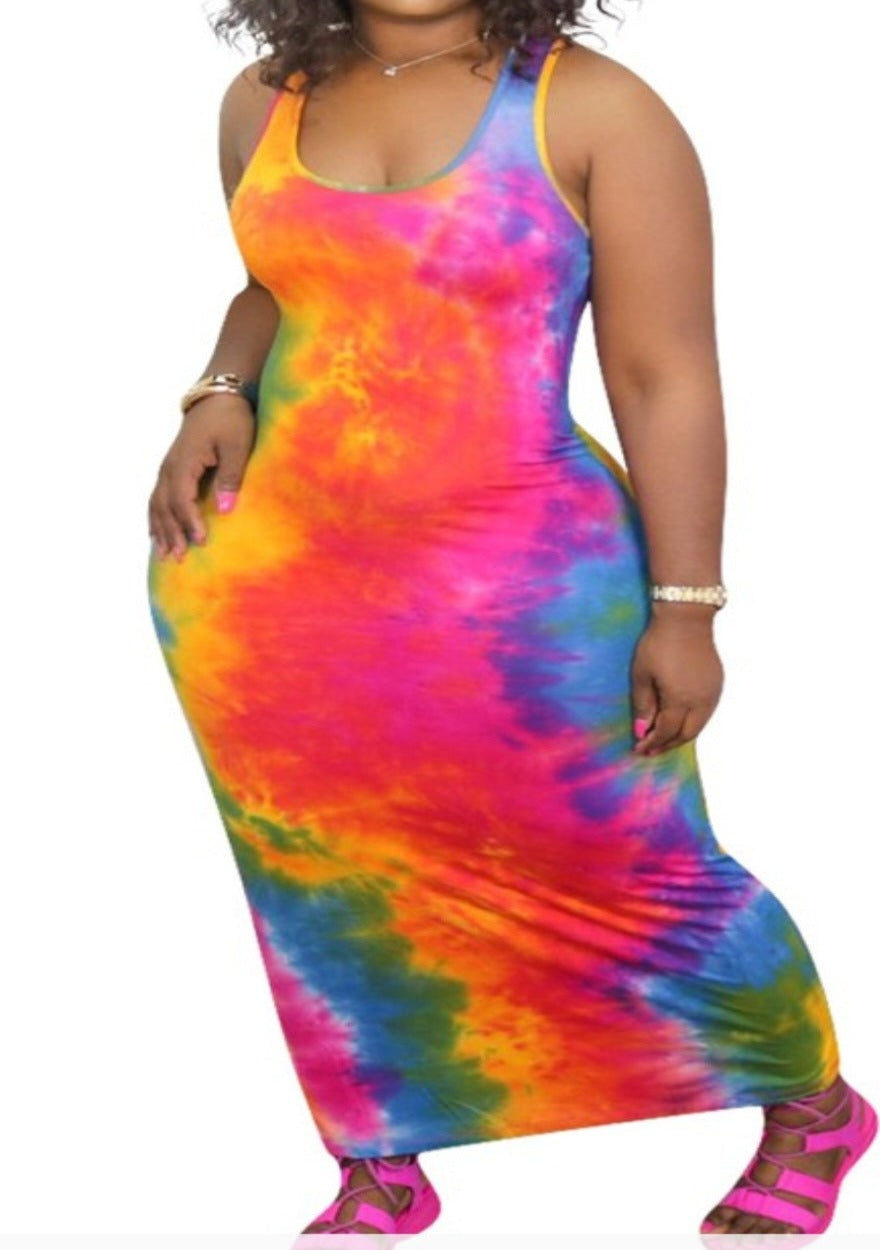 Tie Dye Maxi