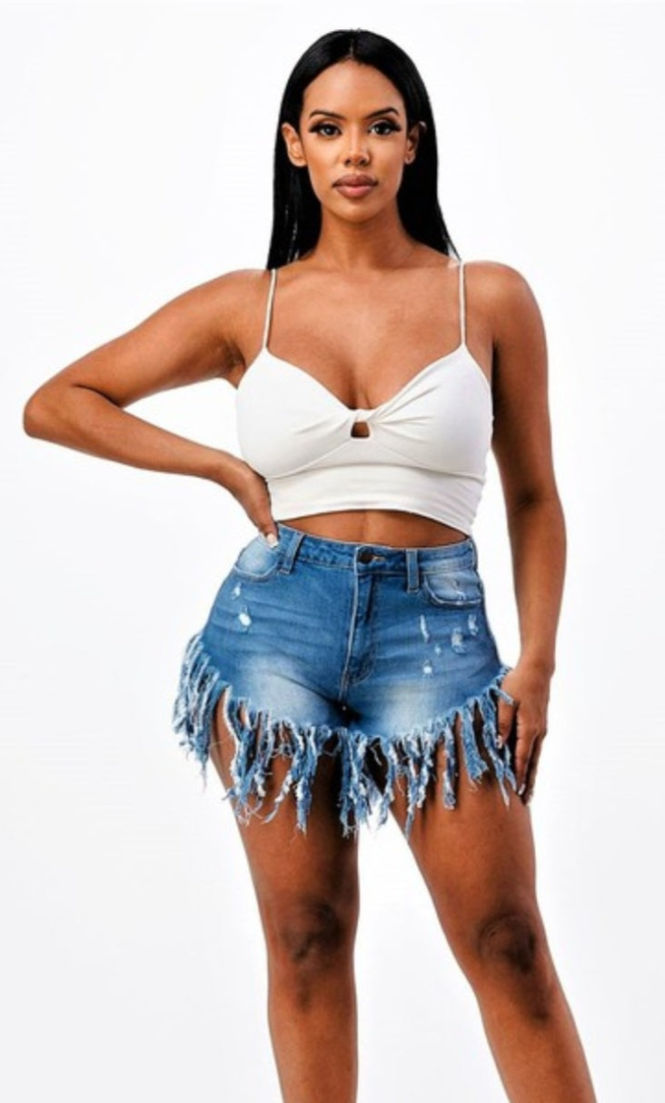 "Cheeks" Denim Shorts