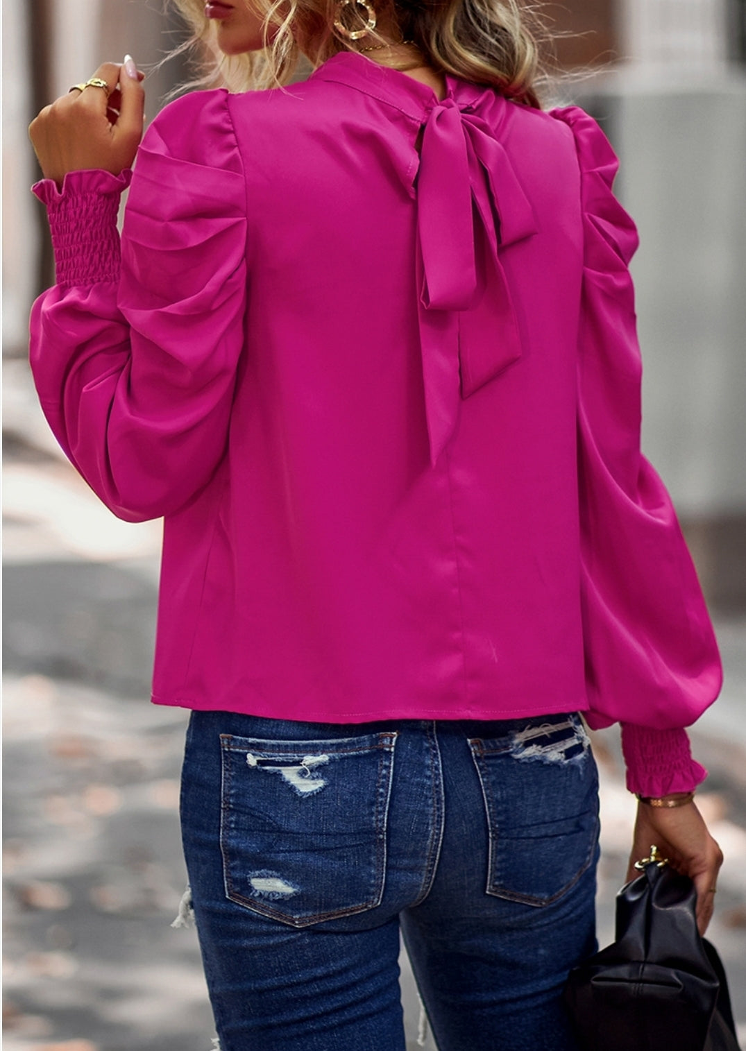 "Pink Tie" Top